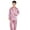 Purple, variant on Visland Men's Satin Pajamas Set Long Sleeve Suit Button Solid Color Long Sleeve Suit 2 Piece Sleepwear