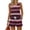 Pink(Striped), variant on Iaqnaocc 2 Piece Sets for Women Casual Womens Short Sets Square Neck Tank Top and Shorts Summer Striped Set Vacation Outfits for Women Green 3XL