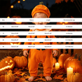 thumbnail image 3 of Baby Infant Pumpkin Onesie Halloween One Piece Jumpsuits Ruffles Neck Cute, 3 of 8