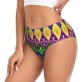 thumbnail image 2 of Fotbe Mardi Gras4 Calzones Estampados para Mujer – Ropa Interior de Algodón, Cómoda, Suave y Elástica-Large, 2 of 6