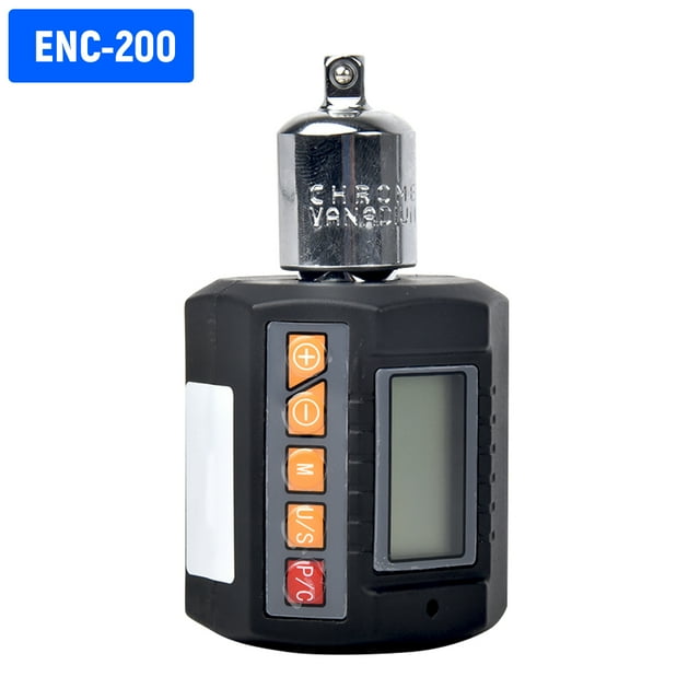 Graflsoa High-Precision Digital Torque Wrench ENC-200 with LCD Display, Multi-Range Torque Tester for Machinery, Aviation, and Maintenance, Battery Not Included