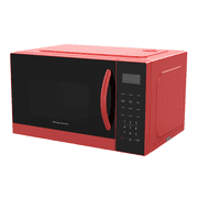 Frigidaire 0.9 Cu. ft. Countertop Microwave, 900 Watt Microwave with 10 Power Levels, Red EMW953