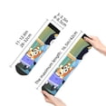 thumbnail image 4 of Masiiu Bluey Print Kids Beanie Boys Girls Beanies Children Winter Hats Children Knit Warm Caps Kids Soft Beanie Cap, 4 of 7