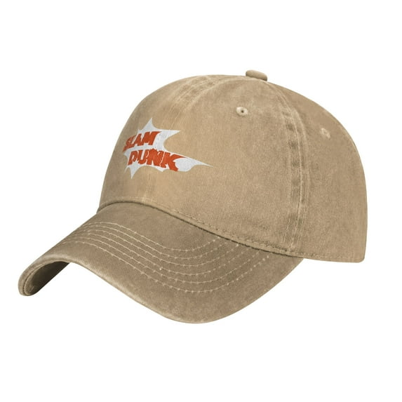 ZICANCN Mens Hats Unisex Baseball Caps-Slam Dunk Explosion Text Hats for Men Baseball Cap Western Low Profile Hats Fashion