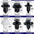 thumbnail image 2 of 180 Push Pin Rivets Car Door Trim Panel Clips Bumper Grille Mud Flaps Fastener Retainer Kit for Accord -V, 2 of 6