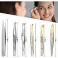 thumbnail image 3 of EXLEAF 2026 New Slant Tweezer with Surgical Grade Material, Ergonomically Designed for Facial Hair Removal, Wide Grip Stainless Steel Eyebrow Shaping Tool, 3 of 6
