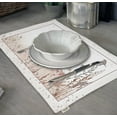 thumbnail image 3 of Vargottam Placemats- Placemat For Dining Table, Set Of 4- Printed & Reversible CottonNapkin-IndoorPlacematsFor Home & Kitchen Dining Table- Sparrow (Brown), 3 of 5