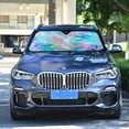 thumbnail image 4 of GZHJMY Watercolor Paint Car Windshield Sun Shade Foldable Sun Shield Shade for Blocks UV Rays Protector-Keeps Your Vehicle Cool for Most Sedans SUV Truck,55"x27.6", 4 of 7