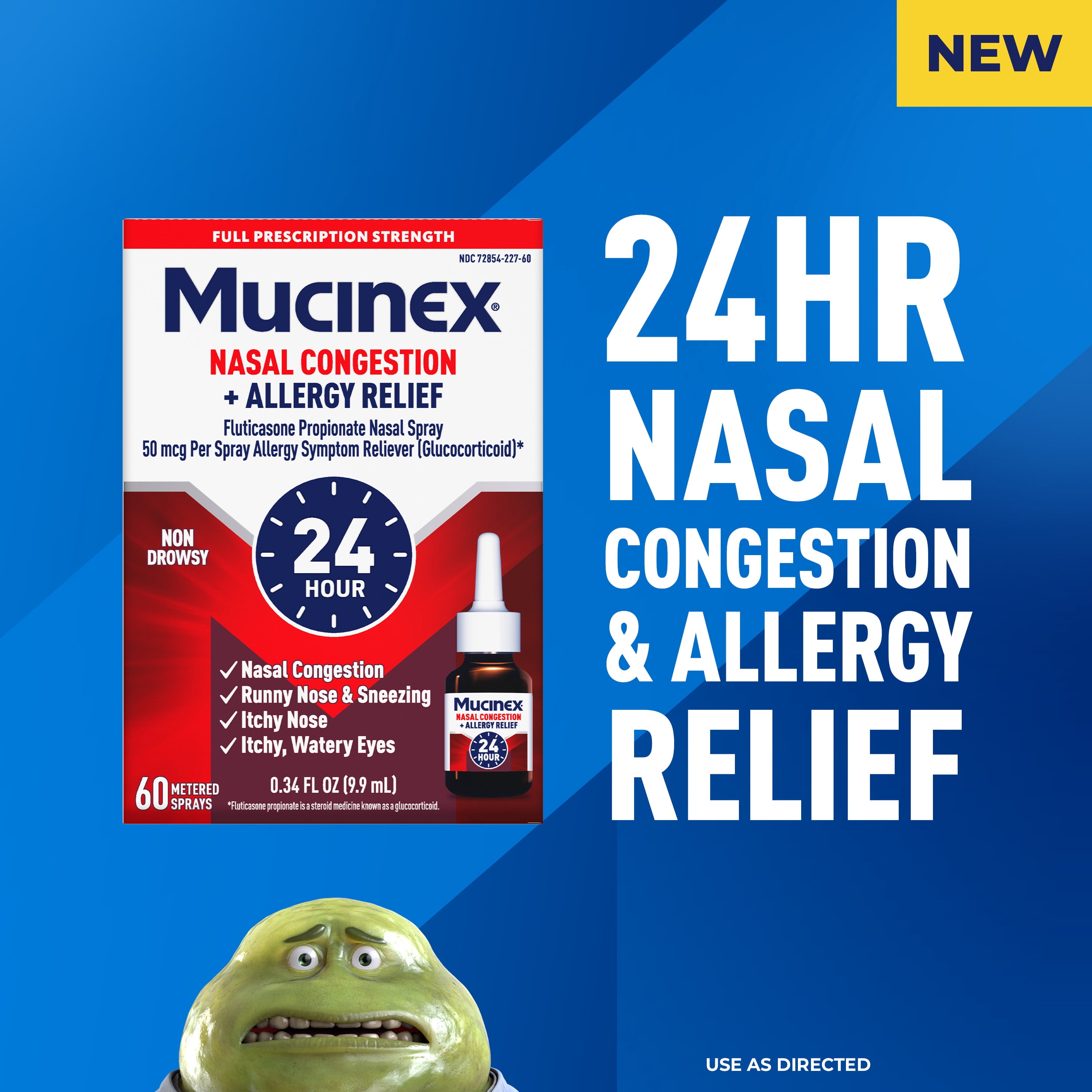 Mucinex 24HR Nasal Spray for Allergy Relief .34 fl oz