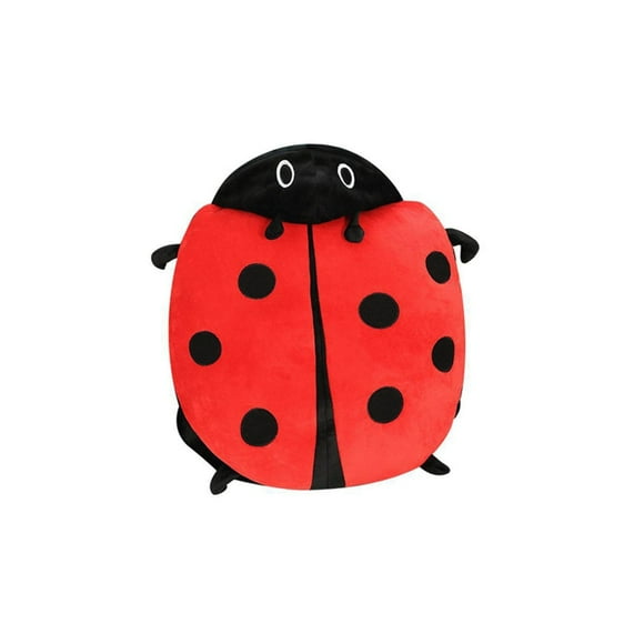 A Wearable Plush Giant Ladybug Pillow Removable Oversized Doll Stuffed Decorative Pillow Soft Cotton Material Size 23.6 Inches
