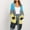Blue, variant on Long Cardigans Chunky Knit Cardigan Cardigan Coat Womens Long Sleeve Open Knit Boho Patchwork Sweaters Front Pockets Sweater Sweater for Dress Cover Trendy Cardigan Pink M