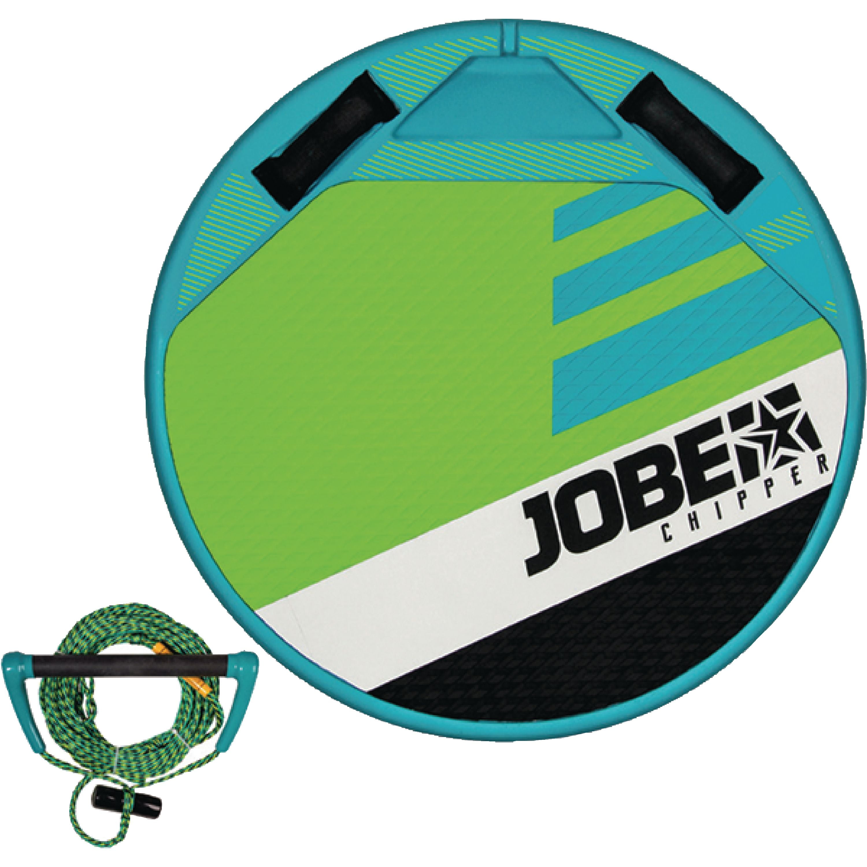 Jobe 252518001 Chipper Disc, Wakeboard & Towable Multi Position Board with Handle