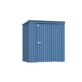 thumbnail image 1 of Arrow Elite 6 x 4 x 6 ft Blue Grey Steel Storage Shed, 1 of 8