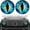 C, variant on HYEASTR 2PCS Beast Eyes Headlight Decals, 3D Stereo Eyes Headlight Decal Stickers, Car Body Window Bumper Decoration Stickers, Car Accessories Round Headlight Decal for Jeep Wrangler