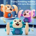 thumbnail image 2 of BAELLERT Baby Toys Monkey Crawling Toy Educational Electric Roll And Glow Monkey Toy with Light-up Sounds Voice-Activated Mode Interactive Sensory Toy for Toddler Boy Girl, 2 of 8