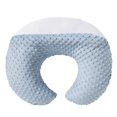 thumbnail image 1 of Almohada de lactancia DONOMILO con funda desmontable de lunares azules, 1 of 7