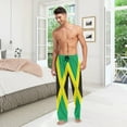 thumbnail image 6 of HPINK-T Jamaica Flag Men's Pajama Pants Sleepwear Lounge Pajama Bottoms with Pockets, S M L XL XXL, 6 of 13