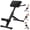 Black, variant on SUMELL Roman Chair, Adjustable Back Extension Bench with 6-Position Height & 2-Position Calf Pad, Foldable Hyperextension Machine, Black