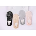 thumbnail image 3 of Nvzi Women's Lace No Show Socks Low Cut Non Slip, Invisible with Flats, Boat Liner Socks，5Paris, 3 of 5
