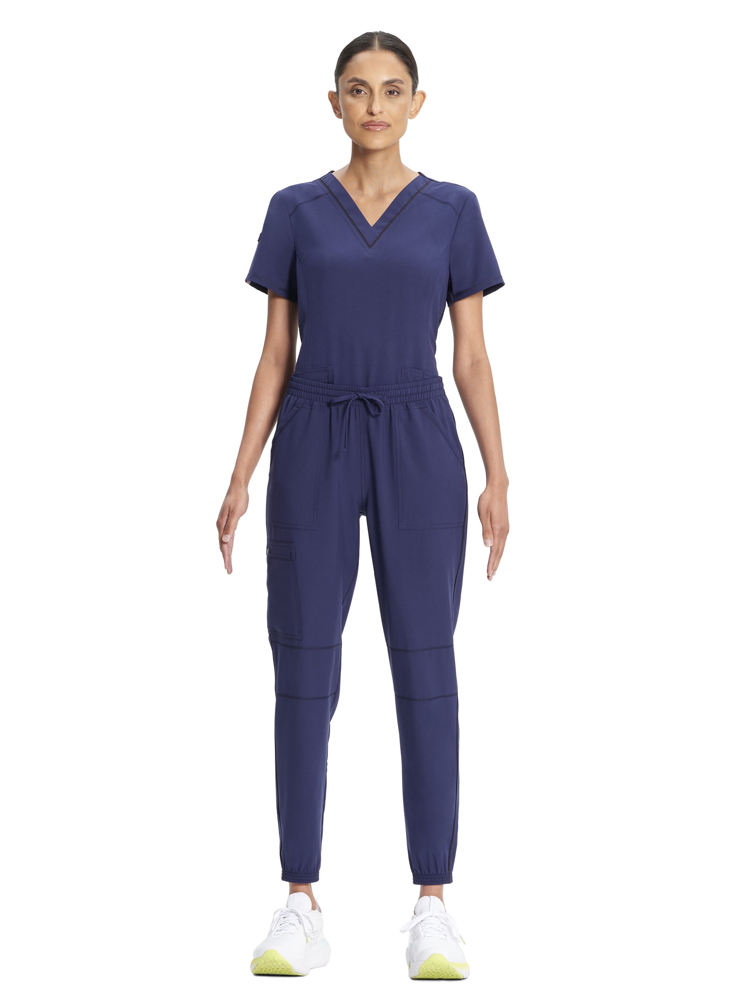 Scrubstar Women's Ethical Fabric Stretch Drawstring Jogger Cargo Scrub Pant, Sizes XS-3XL