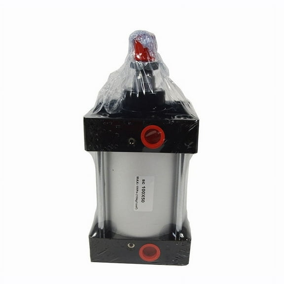 New Pneumatic Standard Cylinder SC 100 x 50 PT 1/2 Bore:4" Stroke:2" Rod Dual Action