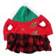 thumbnail image 1 of Vestido navideño para perros y gatos, red a cuadros cálida y ligera, ropa para mascotas de otoño e invierno L, 1 of 5
