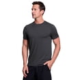 thumbnail image 4 of RBX Active Men's Crewneck Quick Drying Jacquard Short Sleeve Workout Tee, 4 of 4