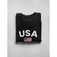 thumbnail image 3 of U.S.A. And Flag Sweatshirt Men -GoatDeals Designs, Male Large, 3 of 4