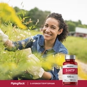 5-HTP 100mg Supplement | 180 Capsules for Men and Women | by Piping Rock