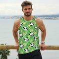 thumbnail image 6 of Picia Cartoon Panda And Leaf 1 Printed Men’s Performance Tank, Men's Workout Tank Top Moisture-Wicking Tank Top Muscle tee, Breathable Workout Shirt-Large, 6 of 7