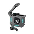 thumbnail image 2 of Wireless Earbuds, Bluetooth Ear Buds with Big Bass Stereo Sound, 48 Hours Playtime, Lightweight in-Ear Fit Earphones, IPX7, Hands-Free Calls with AI for iPhone, Android, Pad, Sports, Workout(Black), 2 of 9
