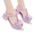 thumbnail image 3 of Shoes Fashion Girl Shoes Thick Soles With Hiking Sandals Diamond Butterfly Toddler Sandals Size Sandals Summer Girl Shoe Open Toe Student Girl Sandals - Months Dance Princess Girl Shoes Shoes, 3 of 6