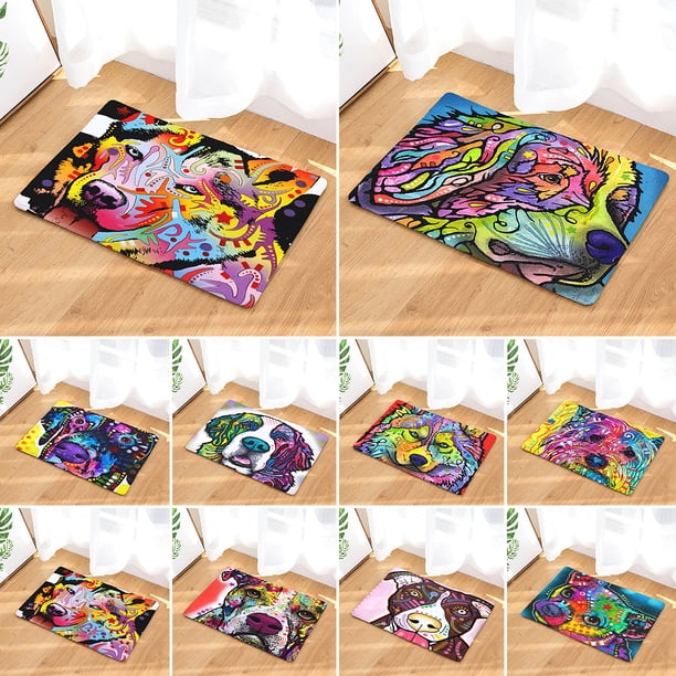 40x60cm Non Slip Lovely Dog Design Floor Mat Entrance Doormat Floor Rug Anti Slip Door Mat Bathroom Kitchen Mat Kitchen Carpet Home Decor Walmart Com Walmart Com