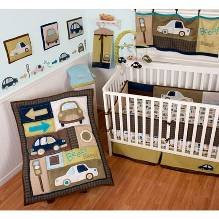 Sumersault Classic Cars Crib Set Sumersault Classic Cars Crib Set
