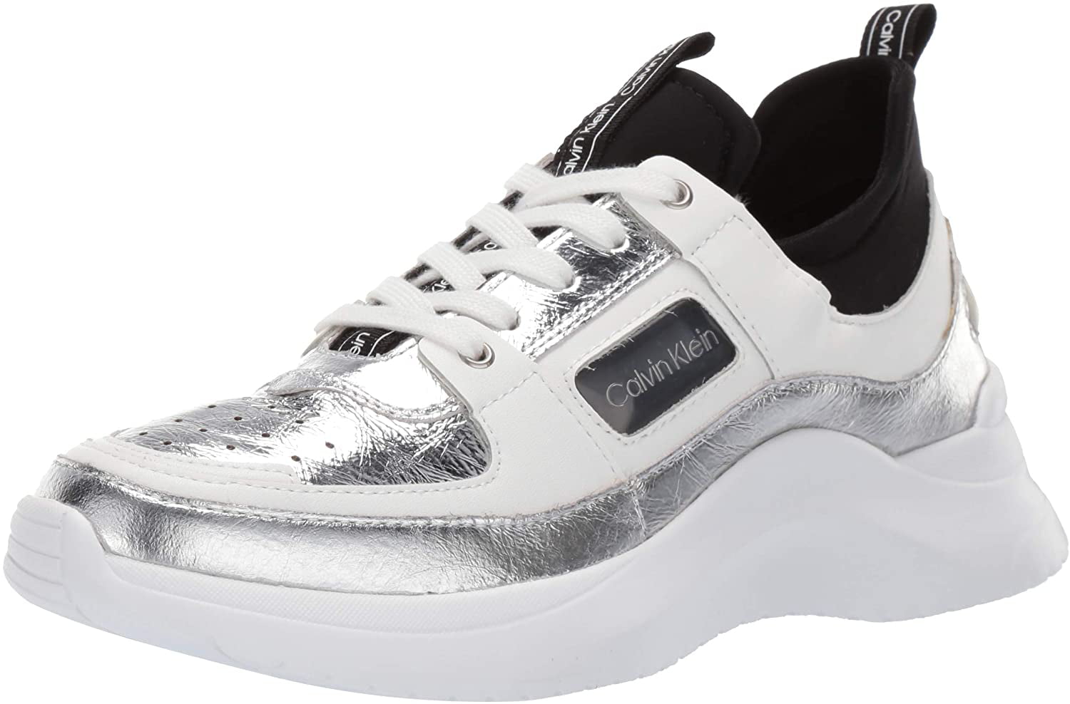 calvin klein sneakers silver