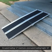 Titan Ramps 6 Multi-Fold Aluminum Wheelchair Ramp - 600 lb. Capacity