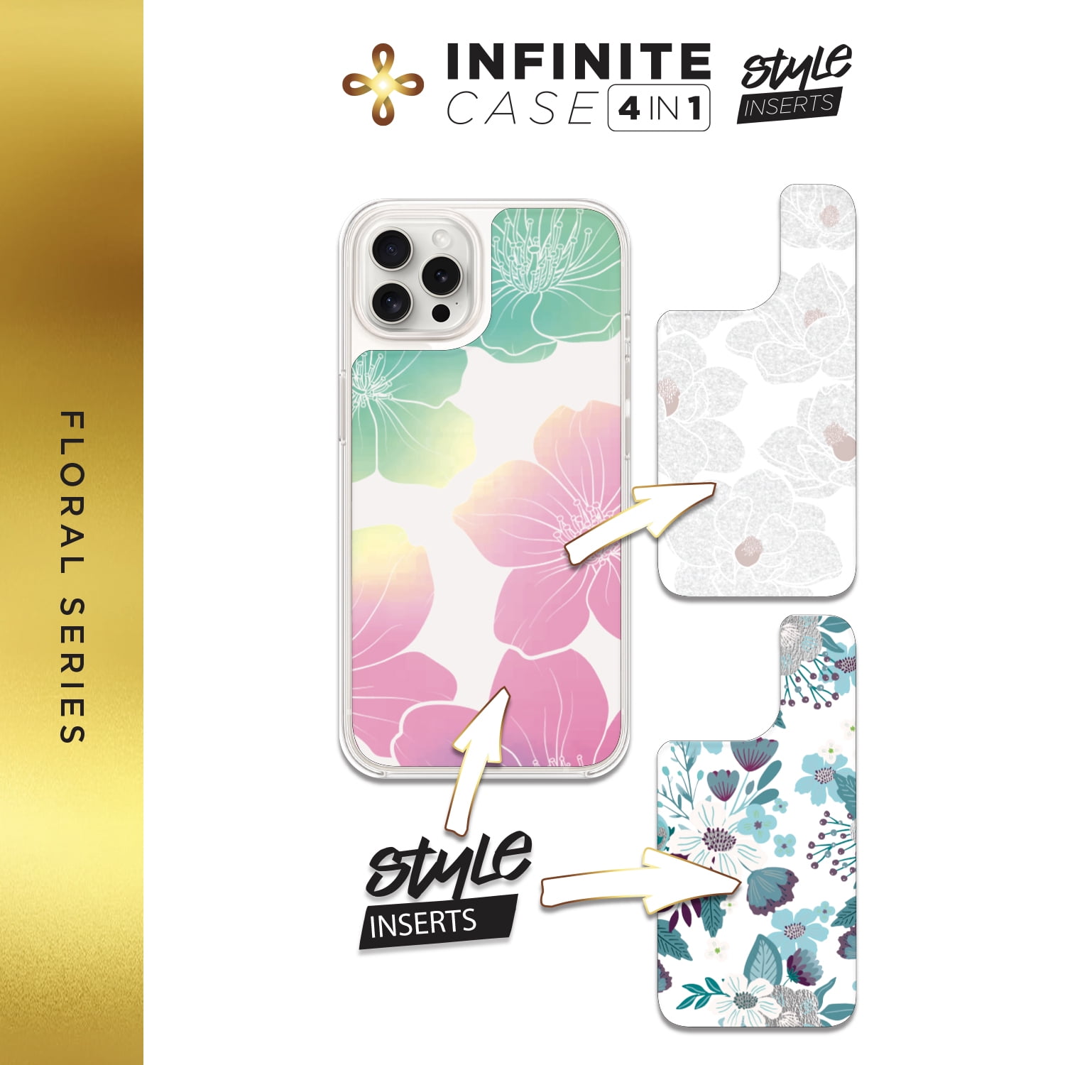 Liquipel Infinite Case - iPhone 14 Pro Max - Floral