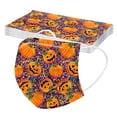 thumbnail image 4 of Masque d'Halloween pour Adultes 50 Pcs Masque Jetable de Haute Qualité Motif Dessin Animé Mixte, 4 of 9