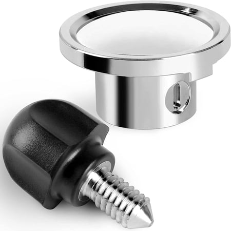 Hub Thumb Screw & Cap Replacement for KitchenAid 4.3-8 Qt Tilt-Head & Bowl-Lift Mixers – 2-Pack, Stainless Steel & Zinc Alloy (Not for Mini)