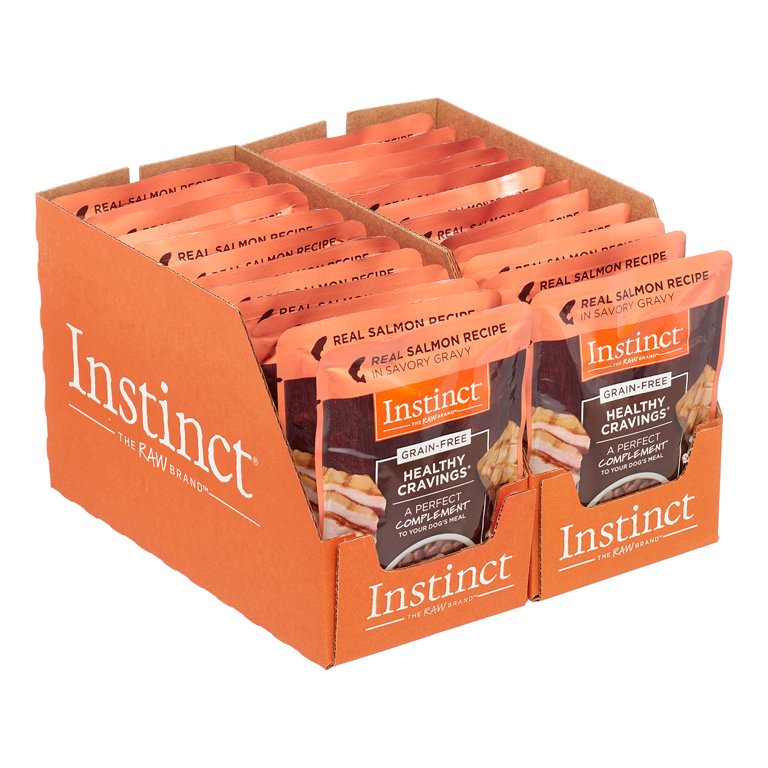 Case of 24 Instinct Healthy Cravings Grain Free Real Salmon