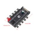 thumbnail image 3 of CNKOO 4Pin PWM Cooling Fan HUBs Splitters Fan Regulator for PC Case Efficient Cooling Effective Temperature Regulation Board, 3 of 7
