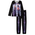 thumbnail image 4 of Renewold Lightweight Pajamas for Women Butterfly Skull Long PJ Sweatpants Set of 2 Durable O-Neck Sleep Wear Pullover Tops Leisure Home Indoor Athletic Clothing Size XS, 4 of 5