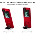 thumbnail image 3 of Case for Samsung Galaxy Z Flip 5, [Adjustable Bracket] Shockproof PC Shell with Lens Protection Galaxy Flip 5 Phone Case, Red, 3 of 14