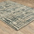 thumbnail image 6 of Oriental Weavers Carson Area Rug - 0745C - 9'10" x 12'10" - in Blue/ Beige - Modern Industrial Style, Stain Resistant, Family and Pet Friendly , Family, Dining, Living Room Rug, 6 of 8