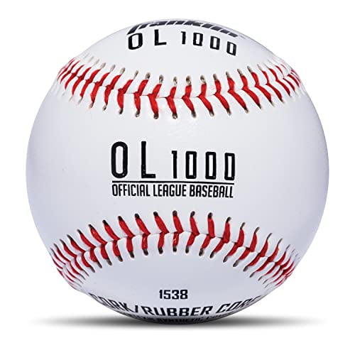 Pelotas de béisbol Franklin Sports OL1000 de 9 pulgadas tamaño oficial 12