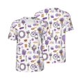 thumbnail image 6 of Rocae Lavender Flowers for Breathable Men's Baseball T-Shirt Fashionable Casual Baseball Jersey, Moisture-wicking Sportswear Medium, 6 of 9