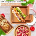 thumbnail image 3 of EXERAUO Baking Pans Sets for Kitchen, Non Stick Bakeware Sets, Durable 5 Piece Stackable Rust Free Baking Set for Cooking, 3 of 8