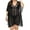 Black, variant on Swimsuit Cover Up Women Plus Size Beach Dress Hollow Out Crochet Swim Bikini Bathing Suit Coverups