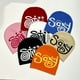 thumbnail image 3 of Gorro de punto con letras de doble cara de color dopamina para otoño e invierno, gorro moderno y versátil para deportes al aire libre, gorro de esquí para hombres y mujeres, 3 of 6