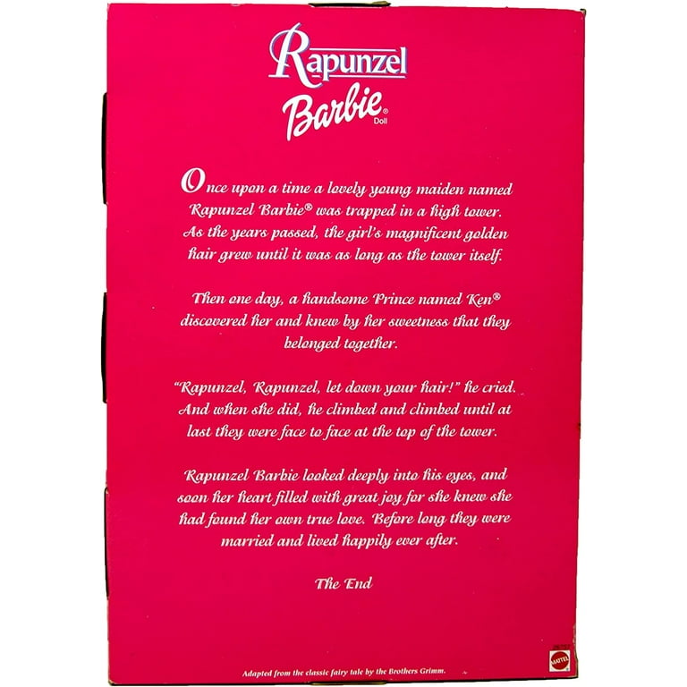 Barbie Rapunzel Fashion Doll with Pink Gown, 14